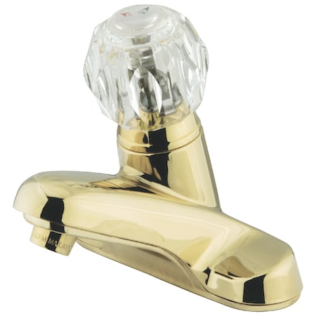 Kingston Brass 4" Centerset Bathroom Faucet, Polished Brass KB522LP